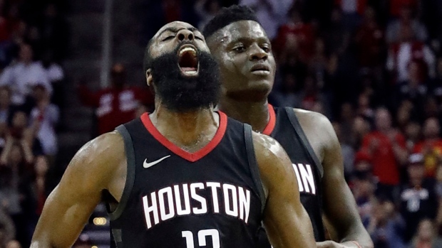James Harden , The Canadian Press James Harden