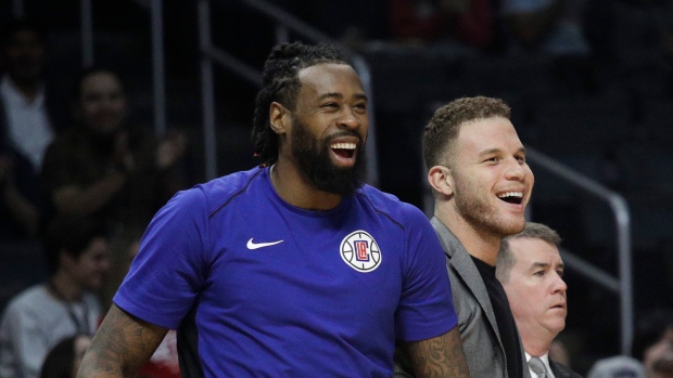 DeAndre Jordan and Blake Griffin