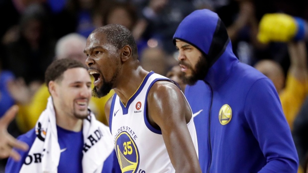 Kevin Durant, The Canadian Press Kevin Durant