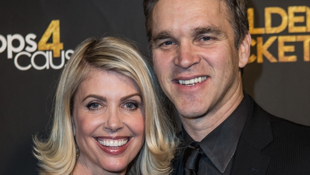 Stacia and Luc Robitaille, Getty Images Stacia and Luc Robitaille