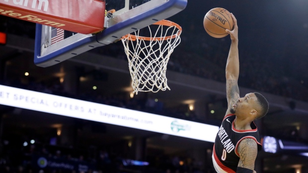 Damian Lillard, The Canadian Press Damian Lillard
