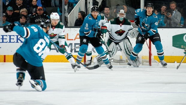Brent Burns shoots, Getty Images Brent Burns shoots