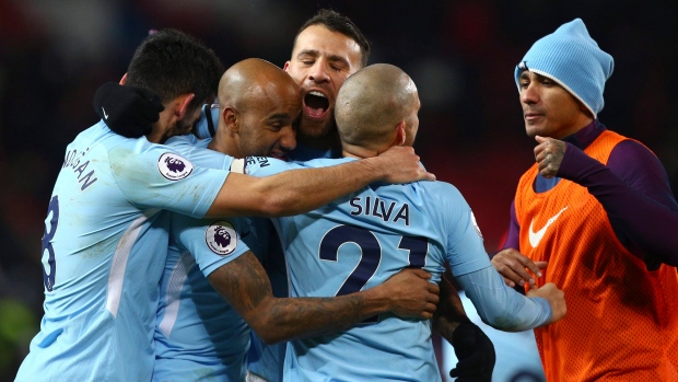 Manchester City Celebrates, The Canadian Press Manchester City Celebrates
