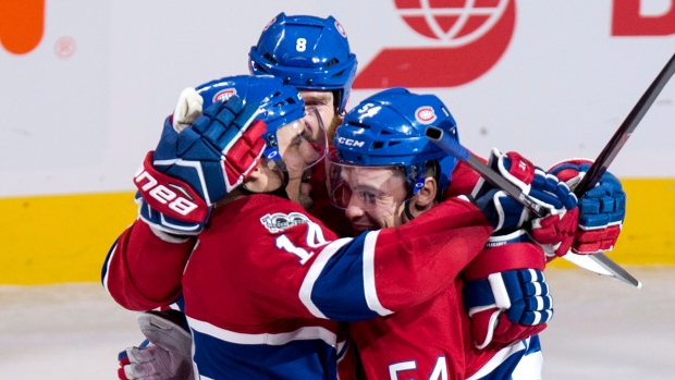 Montreal Canadiens celebrate