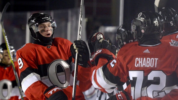 Bobby Ryan and Senators Celebrate, The Canadian Press Bobby Ryan and Senators Celebrate