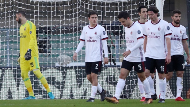AC Milan players scored on, The Canadian Press AC Milan players scored on