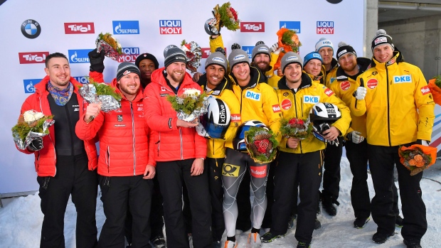 Justin Kripps and Canadian bobsled team, The Canadian Press Justin Kripps and Canadian bobsled team
