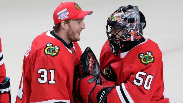 Corey Crawford , The Canadian Press Corey Crawford