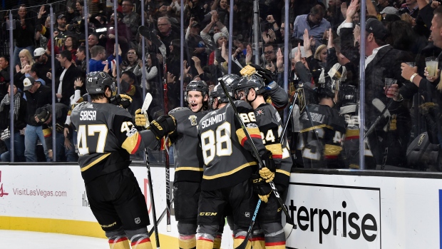 Golden Knights celebrate