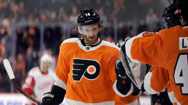 couturier scores 16th flyers top red wings article tsn red wings flyers