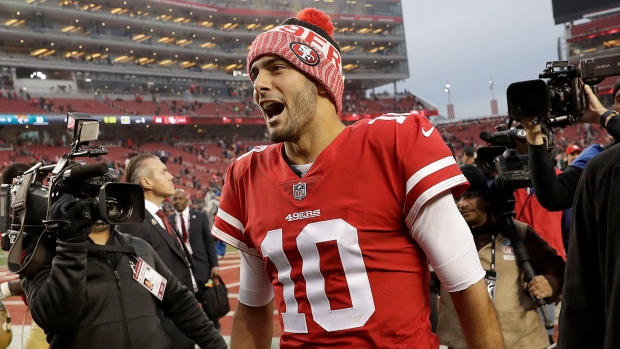Jimmy Garoppolo, The Canadian Press Jimmy Garoppolo