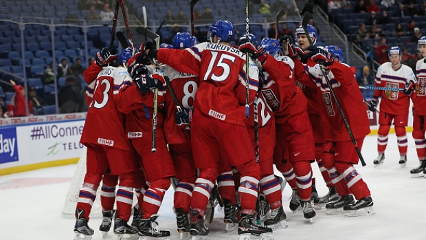 Team Czech Republic celebrates, Kevin Hoffman/Getty Images Team Czech Republic celebrates