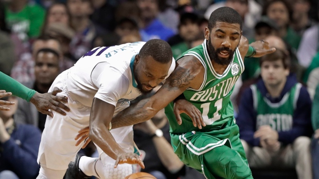 Kyrie Irving and Kemba Walker, The Canadian Press Kyrie Irving and Kemba Walker