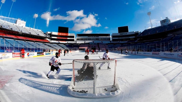 Team Canada outdoor practice, The Canadian Press Team Canada outdoor practice