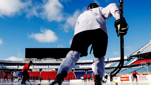 Team Canada outdoor practice, The Canadian Press Team Canada outdoor practice