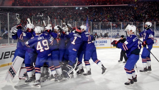 Team United States Celebrate, The Canadian Press Team United States Celebrate