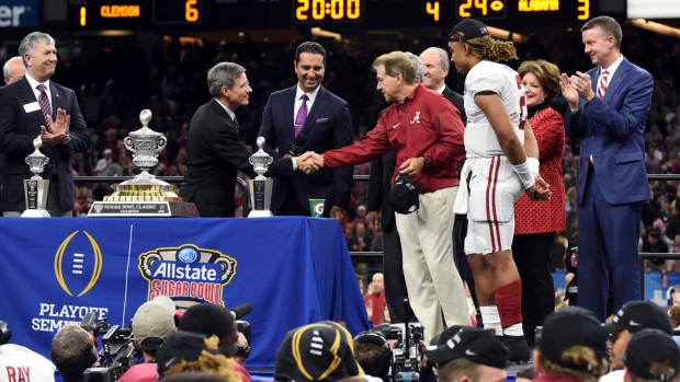 Alabama celebrates, The Canadian Press Alabama celebrates