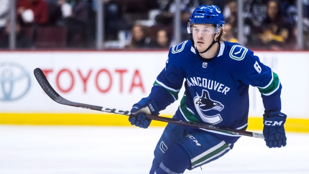Brock Boeser , The Canadian Press Brock Boeser