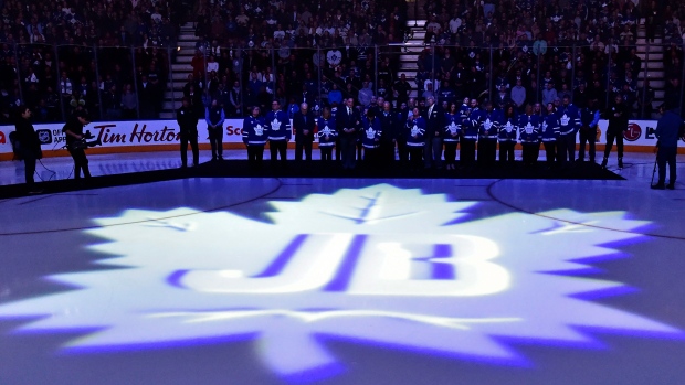 Maple Leafs honour Johnny Bower