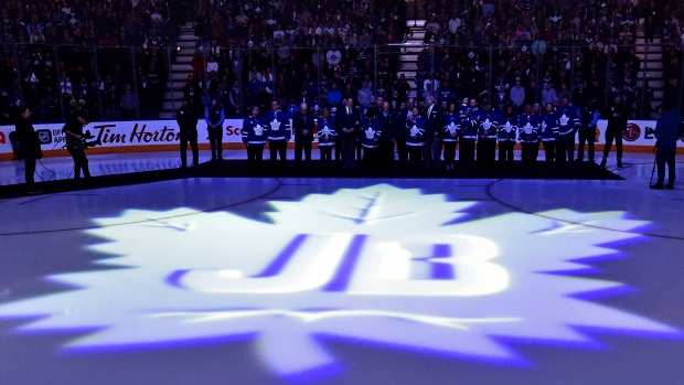 Maple Leafs honour Johnny Bower, The Canadian Press Maple Leafs honour Johnny Bower