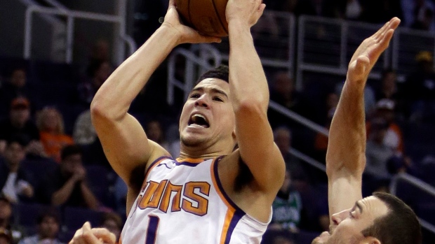 Devin Booker, The Canadian Press Devin Booker