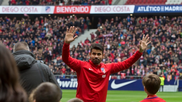 Diego Costa, The Canadian Press Diego Costa