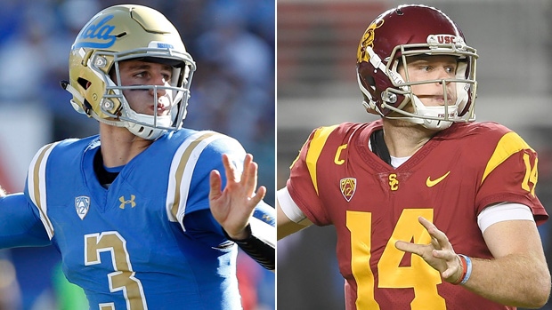 Josh Rosen Sam Darnold, The Canadian Press/Getty Images Josh Rosen Sam Darnold