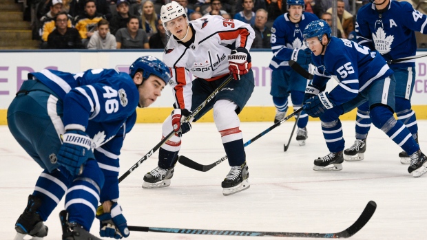 Roman Polak, Alex Chiasson and Andreas Borgman