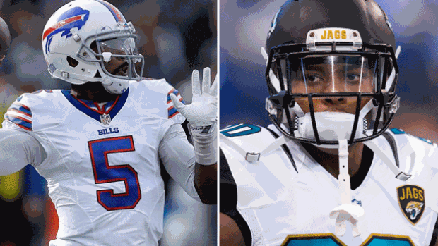 Tyrod Taylor and Jalen Ramsey Tyrod Taylor and Jalen Ramsey