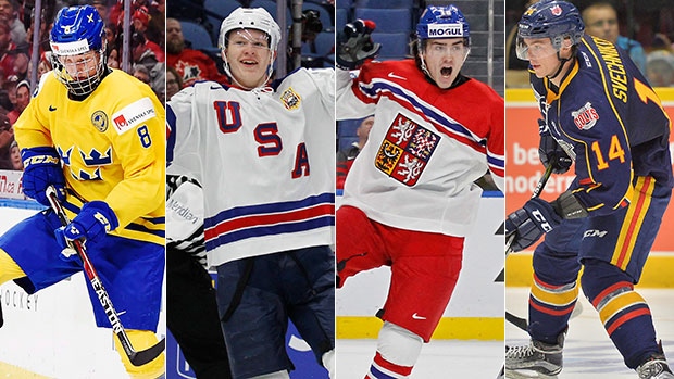 Dahlin, Tkachuk, Zadina and Svechnikov, Getty Images, Terry Wilson / OHL Images Dahlin, Tkachuk, Zadina and Svechnikov