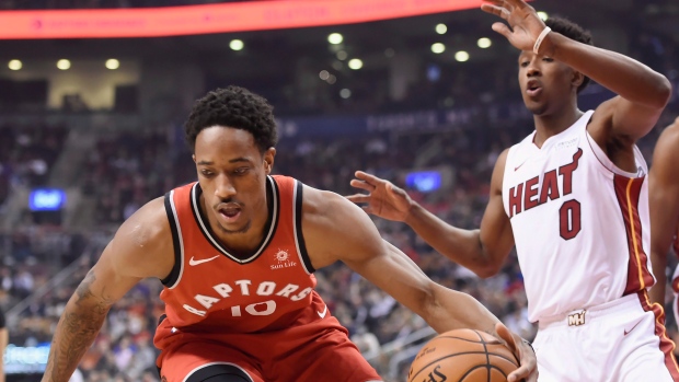 DeMar DeRozan Josh Richardson, The Canadian Press DeMar DeRozan Josh Richardson