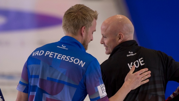 Havard Vad Petersson and Kevin Koe