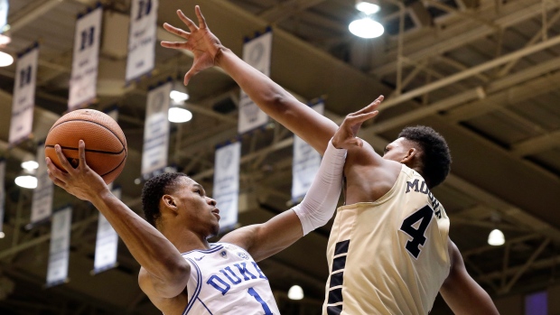 Trevon Duval and Doral Moore , The Canadian Press Trevon Duval and Doral Moore