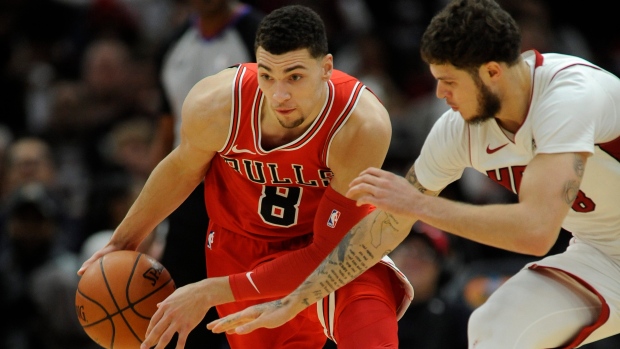 Zach LaVine , The Canadian Press Zach LaVine