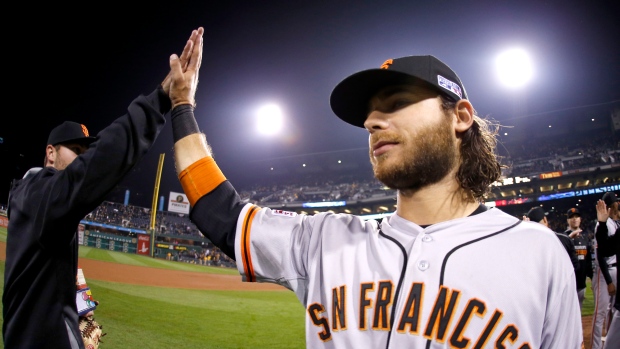 Madison Bumgarner, Canadian Press Madison Bumgarner