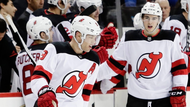 NHL fines Devils' Hall $5K for boarding 