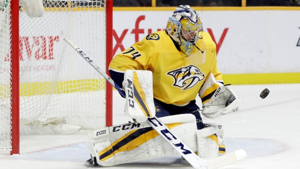 Juuse Saros, The Canadian Press Juuse Saros