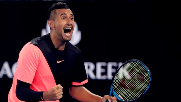Smith watches Kyrgios beat Tsonga, the Aussie kid's dream Article Image 0, The Canadian Press Smith watches Kyrgios beat Tsonga, the Aussie kid's dream Article Image 0