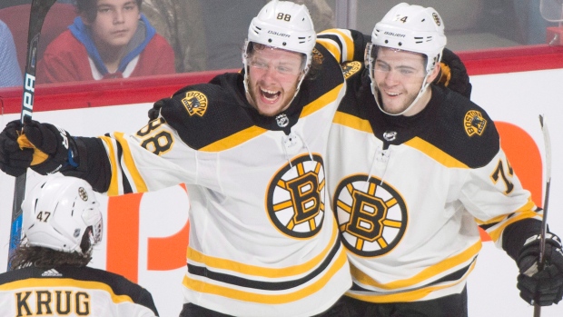 David Pastrnak Jake DeBrusk, The Canadian Press David Pastrnak Jake DeBrusk
