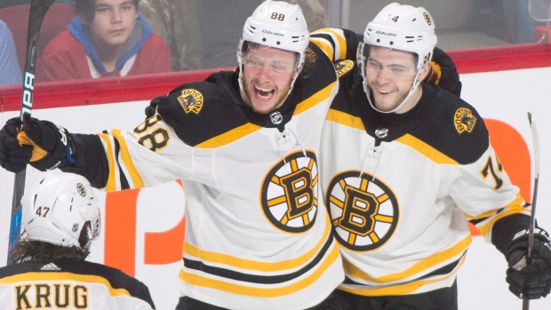 David Pastrnak Jake DeBrusk