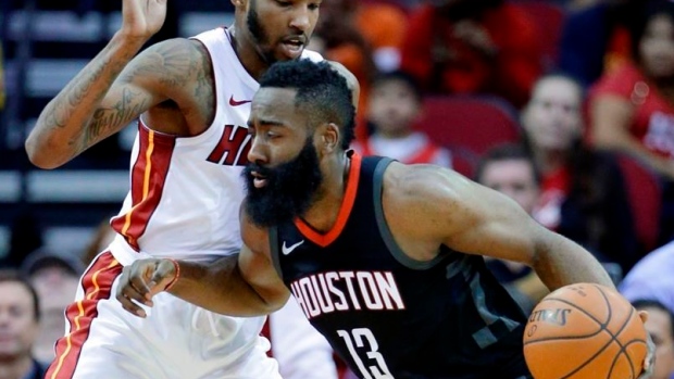 James Harden , The Canadian Press James Harden