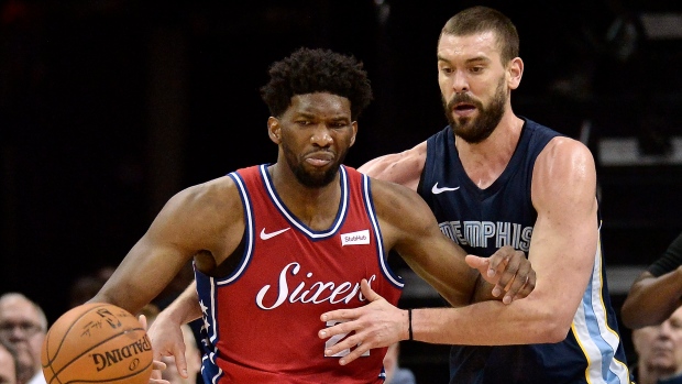 Marc Gasol, Joel Embiid, The Canadian Press Marc Gasol, Joel Embiid