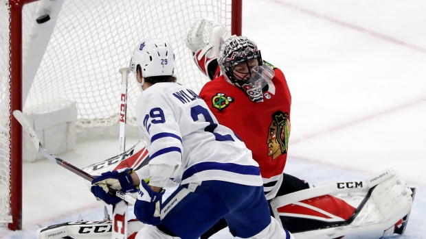 William Nylander scores on Jeff Glass, The Canadian Press William Nylander scores on Jeff Glass