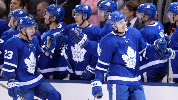 Travis Dermott, Justin Holl, The Canadian Press Travis Dermott, Justin Holl