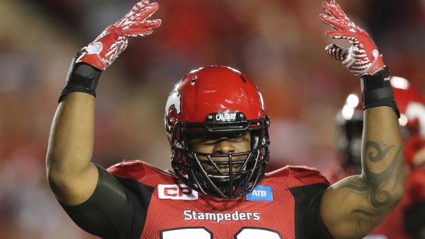 Charleson Hughes, Calgary Stampeders Charleson Hughes
