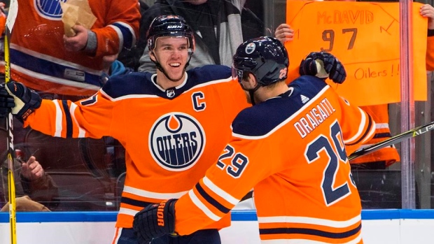 Connor McDavid and Leon Draisaitl 