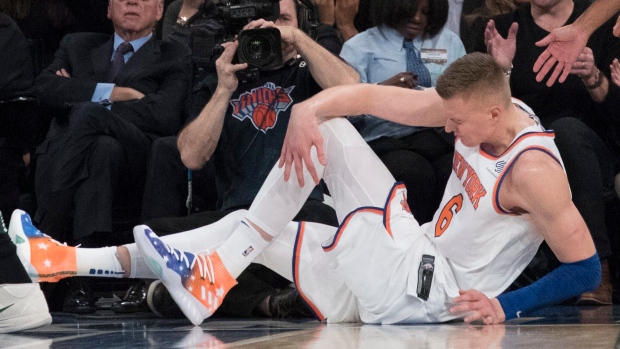 Kristaps Porzingis, The Canadian Press Kristaps Porzingis