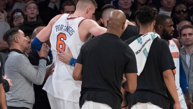 Kristaps Porzingis, The Canadian Press Kristaps Porzingis