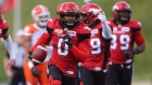 Photo: Calgary Stampeders, License: N/A, Created: 2017:09:16 17:11:13 Ciante Evans