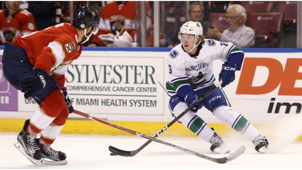 Brock Boeser Canucks Panthers  